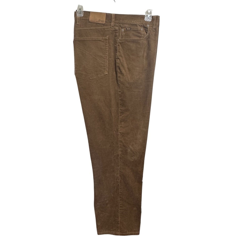 Polo Ralph Lauren Men's Brown Corduroy Pants 48x32 Classic 5 Pocket